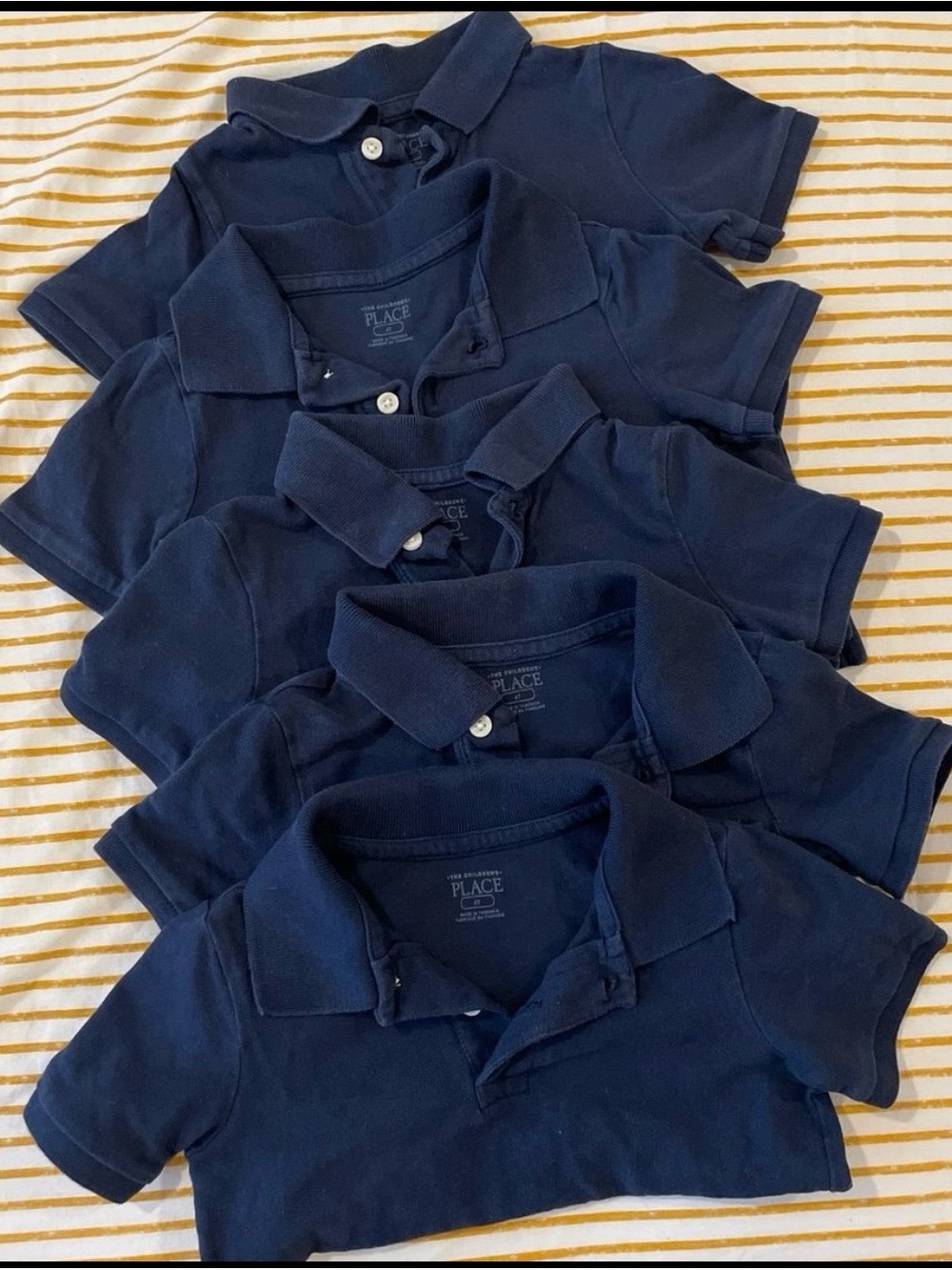 Bundle of 5 size 4T Polo Pack - Short Sleeve Tops